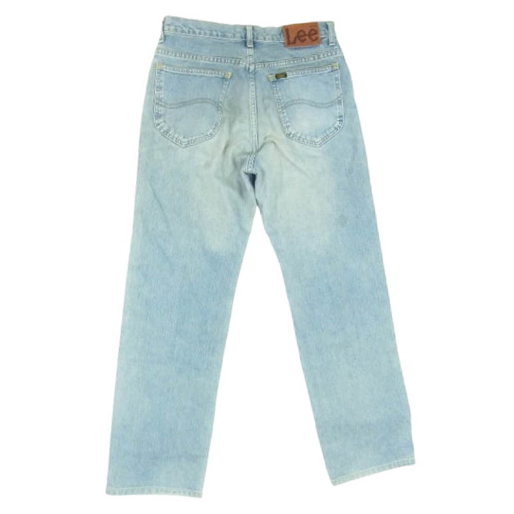 Lee リー 1013 US RIDERS サイド黒タグ ストレートデニム インディゴブルー系 ライトブルー系 30X33【中古】