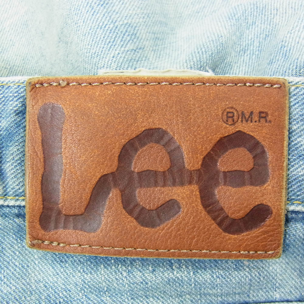 Lee リー 1013 US RIDERS サイド黒タグ ストレートデニム インディゴブルー系 ライトブルー系 30X33【中古】