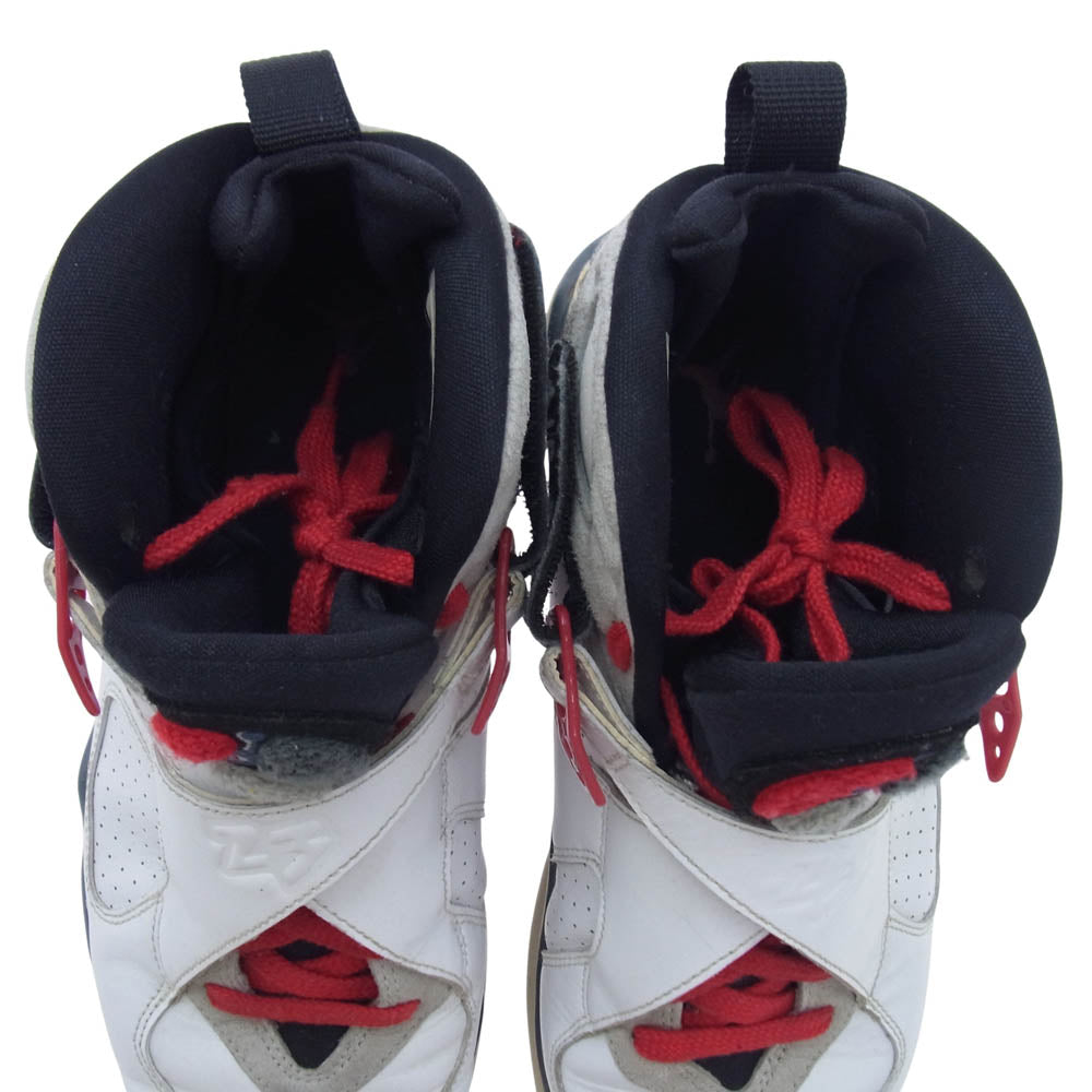 NIKE ナイキ 305381-103 【観賞用】Air Jordan 8 Retro Bugs Bunny (2013) エア ジョーダン 8 レトロ バッグス バニー ホワイト系 27.5cm【中古】