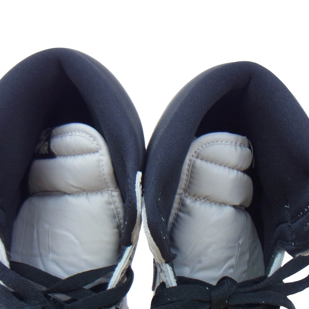 NIKE ナイキ DZ5485-052 Air Jordan 1 High OG White Cement Safari エアジョーダン 1 ハイ OG ホワイトセメント サファリ グレー系 ブラック系 27cm【中古】