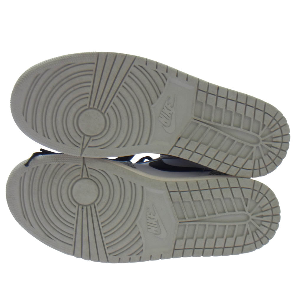 NIKE ナイキ DZ5485-052 Air Jordan 1 High OG White Cement Safari エアジョーダン 1 ハイ OG ホワイトセメント サファリ グレー系 ブラック系 27cm【中古】