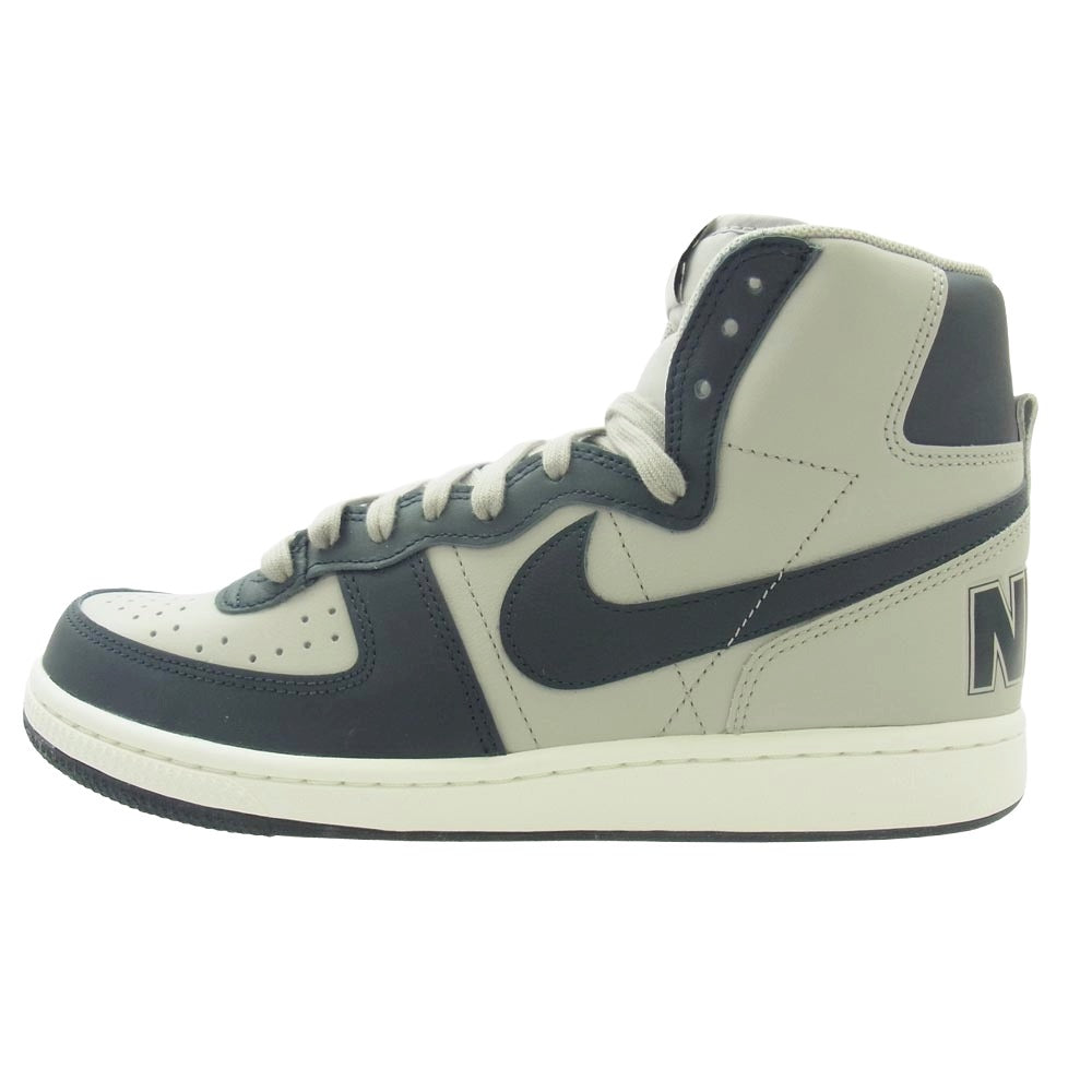 NIKE ナイキ FB1832-001 Terminator High Georgetown Granite and Dark Obsidian 2022 ターミネーター ハイ ジョージタウン スニーカー グレー系 ネイビー系 26cm【極上美品】【中古】
