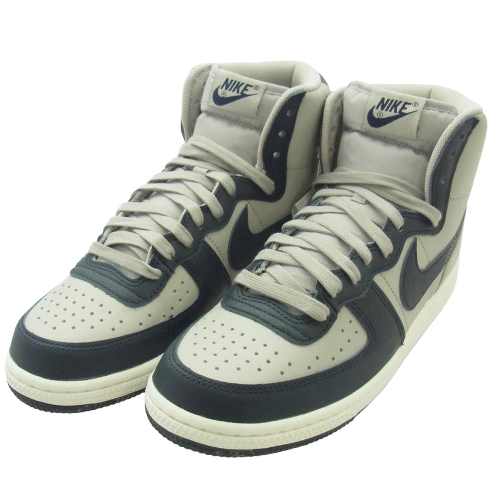 NIKE ナイキ FB1832-001 Terminator High Georgetown Granite and Dark Obsidian 2022 ターミネーター ハイ ジョージタウン スニーカー グレー系 ネイビー系 26cm【極上美品】【中古】