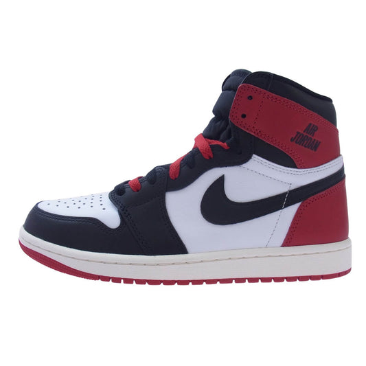 NIKE ナイキ DZ5485-106 Air Jordan 1 Retro High OG Black Toe Reimagined エアジョーダン 1 レトロ ハイ OG ブラック トゥ リイマジンド ブラック系 エンジ系 ホワイト系 26cm【極上美品】【中古】
