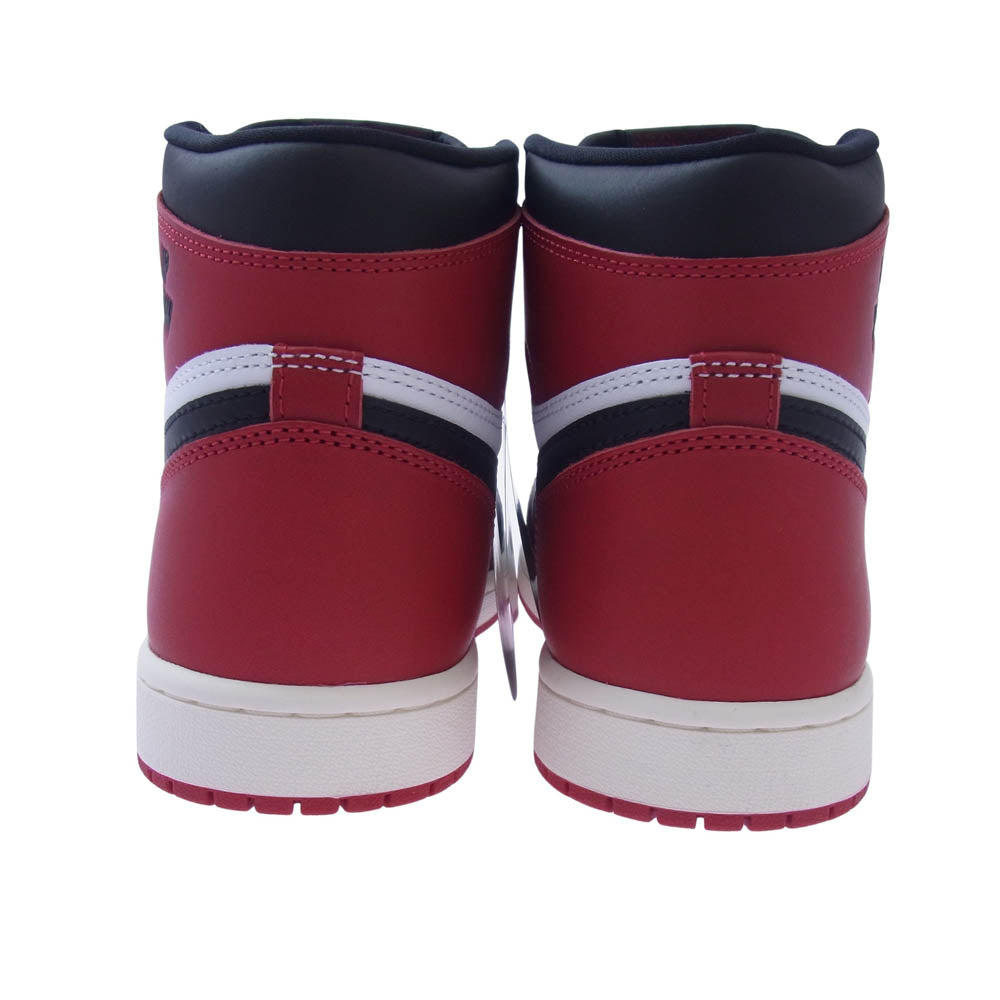 NIKE ナイキ DZ5485-106 Air Jordan 1 Retro High OG Black Toe Reimagined エアジョーダン 1 レトロ ハイ OG ブラック トゥ リイマジンド ブラック系 エンジ系 ホワイト系 26cm【極上美品】【中古】