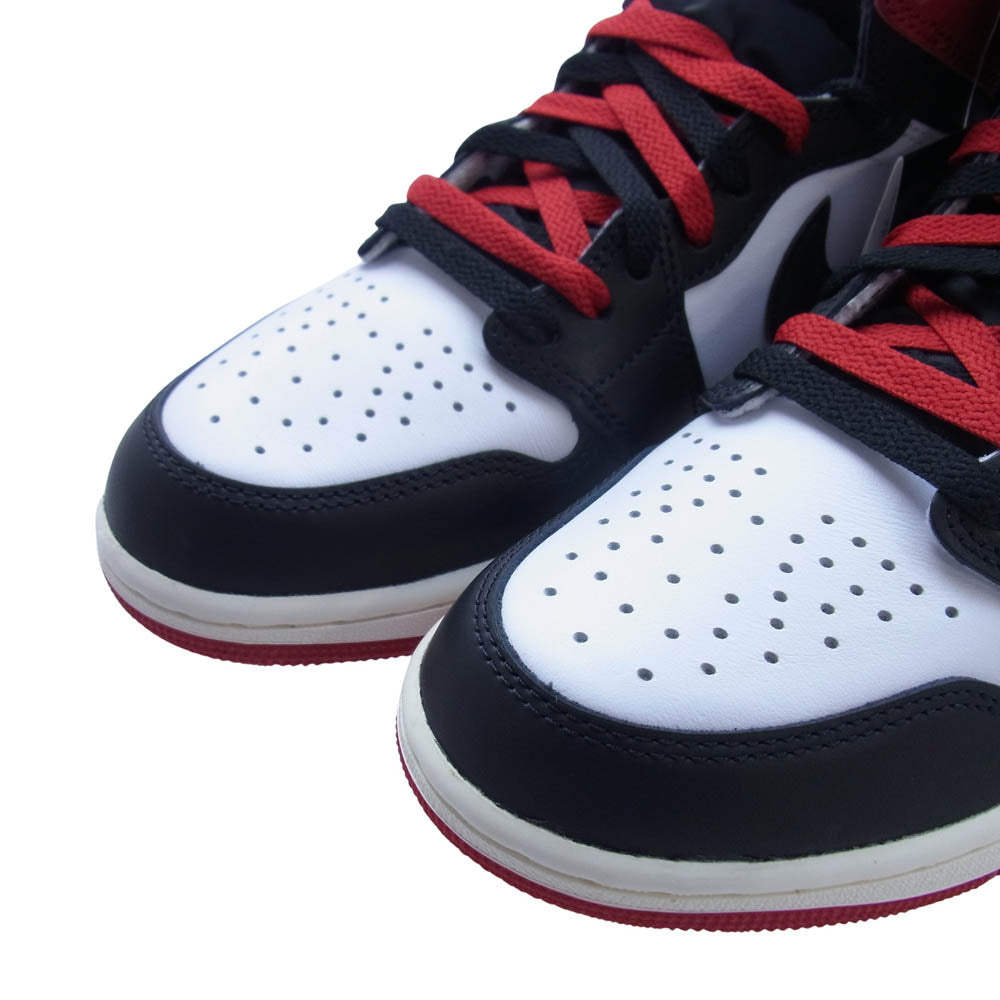 NIKE ナイキ DZ5485-106 Air Jordan 1 Retro High OG Black Toe Reimagined エアジョーダン 1 レトロ ハイ OG ブラック トゥ リイマジンド ブラック系 エンジ系 ホワイト系 26cm【極上美品】【中古】