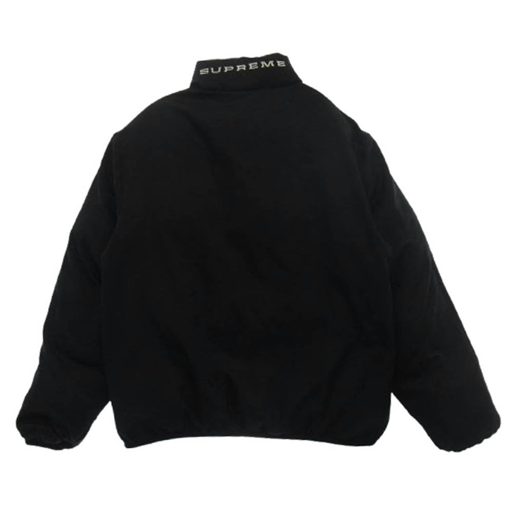 Supreme シュプリーム 21SS DB0494-010 × NIKE Reversible Puffy Jacket ナイキ スネークロゴ リバーシブル パフィー 中綿 ジャケット ブラック系 S【中古】