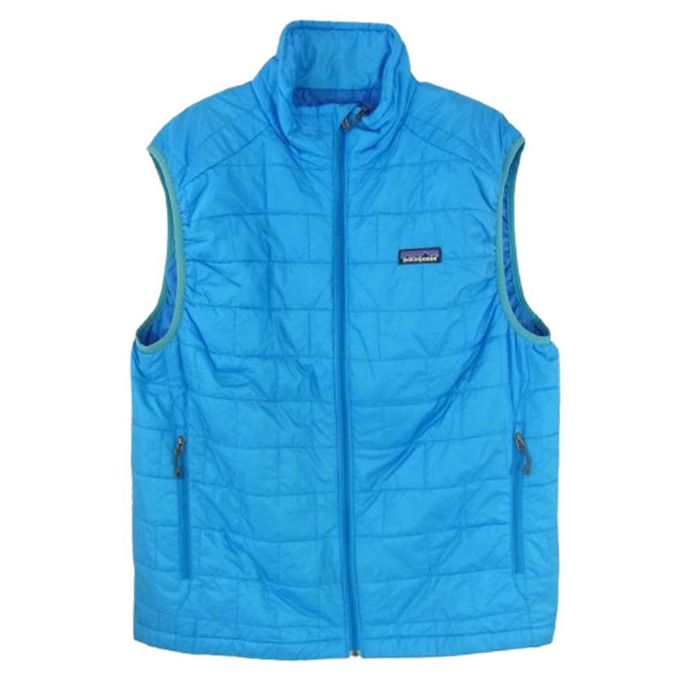 patagonia パタゴニア PRIMALOFT ナノパフ 中綿 ベスト ブルー系 M【中古】