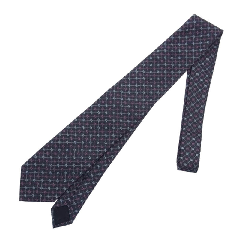 GUCCI グッチ GG 総柄 シルク100％ ネクタイ マルチカラー系【美品】【中古】