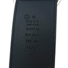 GUCCI グッチ 449716 BMJ0N マイクロ グッチ シマレザー ベルト ブラック系【中古】