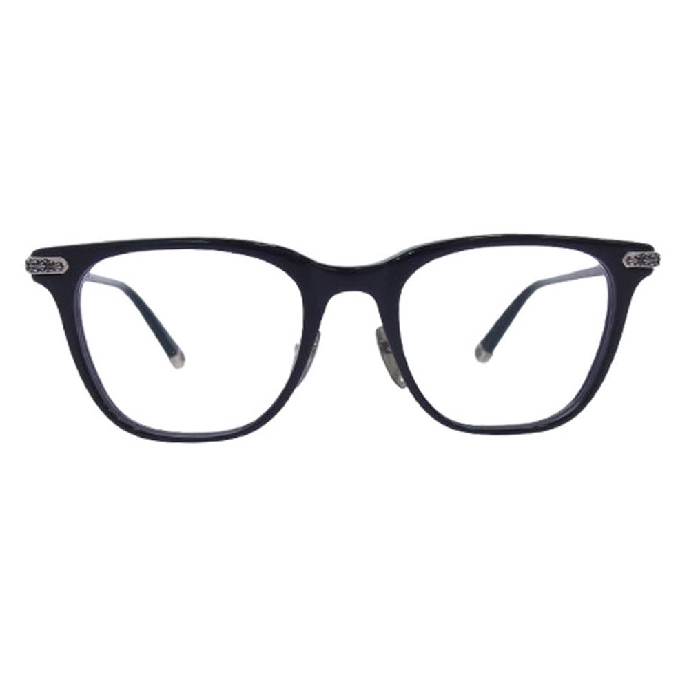 CHROME HEARTS クロムハーツ（原本無） ユナイテッドアローズ購入冊子付属 DARLIN アイウェア 眼鏡 メガネ ブラック系 52□20-151【美品】【中古】