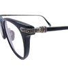 CHROME HEARTS クロムハーツ（原本無） ユナイテッドアローズ購入冊子付属 DARLIN アイウェア 眼鏡 メガネ ブラック系 52□20-151【美品】【中古】