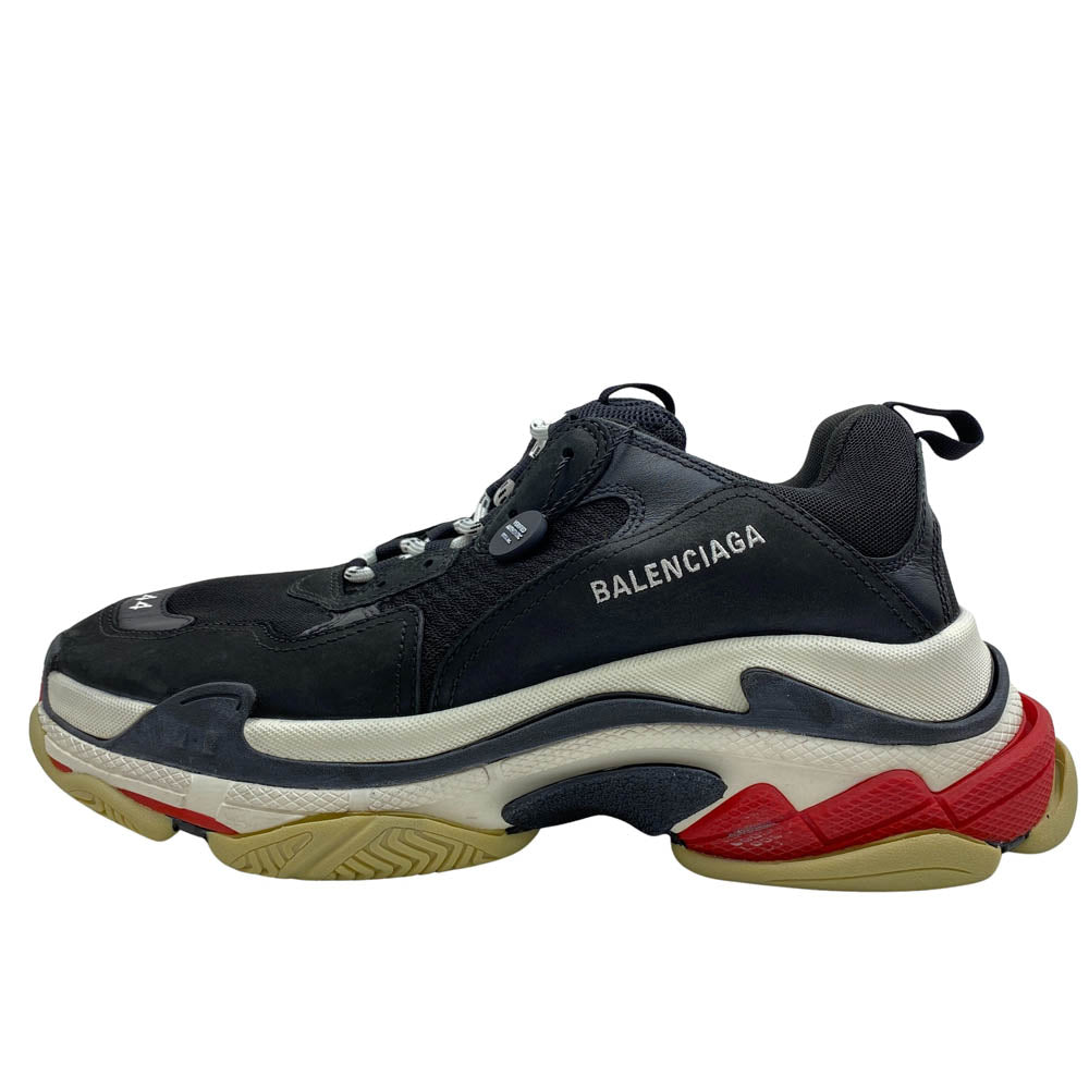 BALENCIAGA バレンシアガ 533882 TRIPLE S トリプルエス スニーカー ブラック系 44(29cm)【極上美品】【中古】