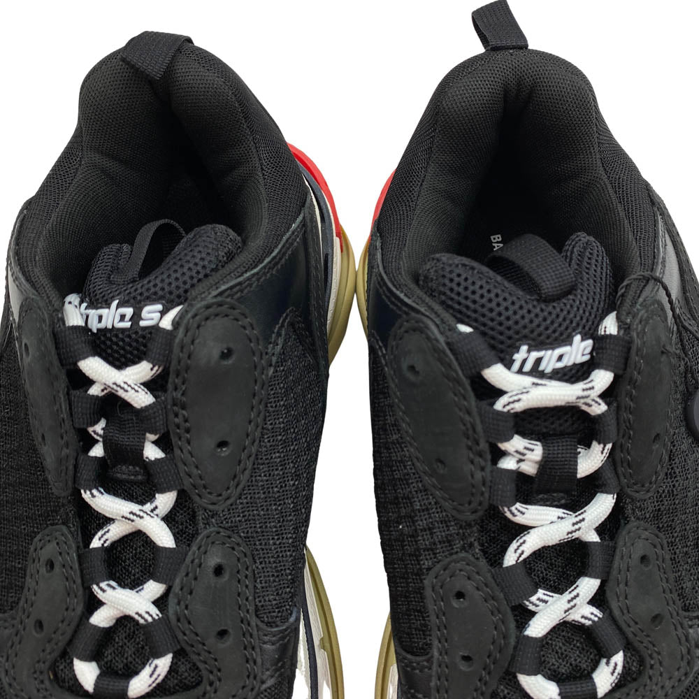 BALENCIAGA バレンシアガ 533882 TRIPLE S トリプルエス スニーカー ブラック系 44(29cm)【極上美品】【中古】