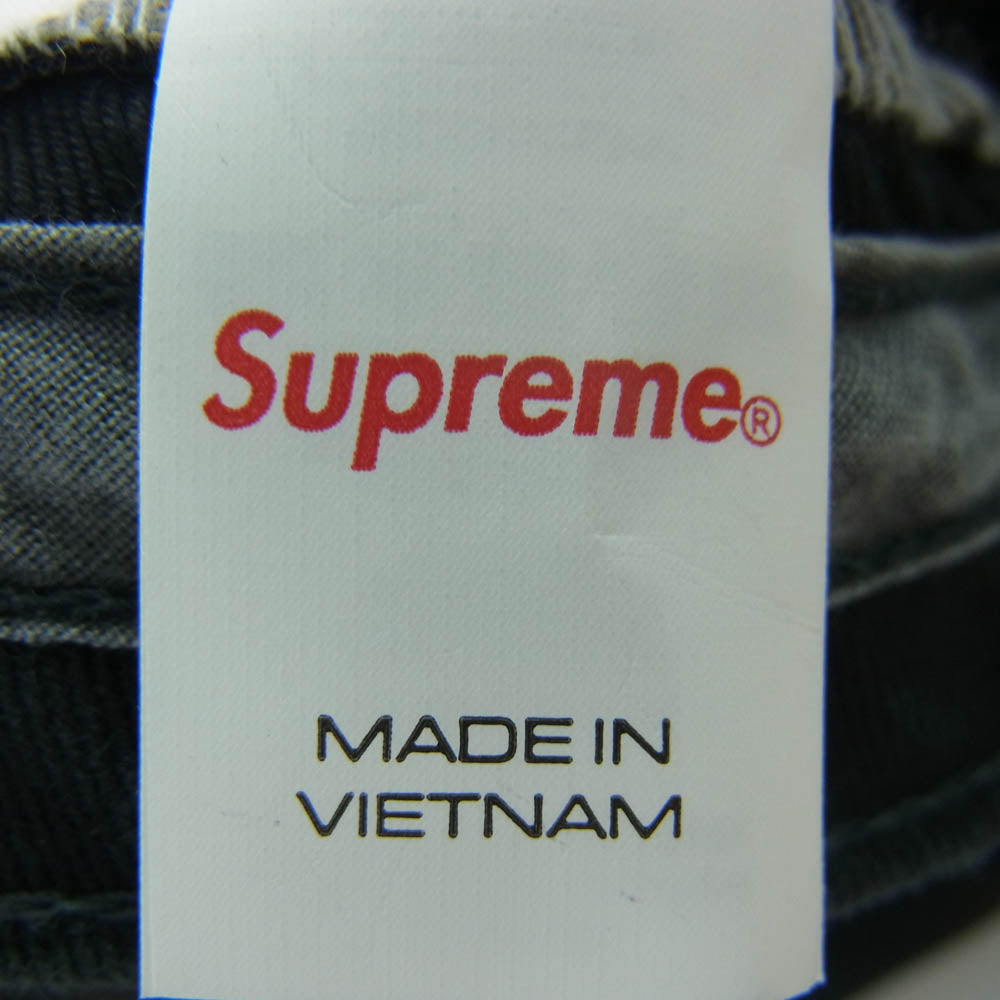 Supreme シュプリーム 25AW Overdyed Camp Cap オーバーダイド キャンプ キャップ 帽子 ブラック系【新古品】【未使用】【中古】
