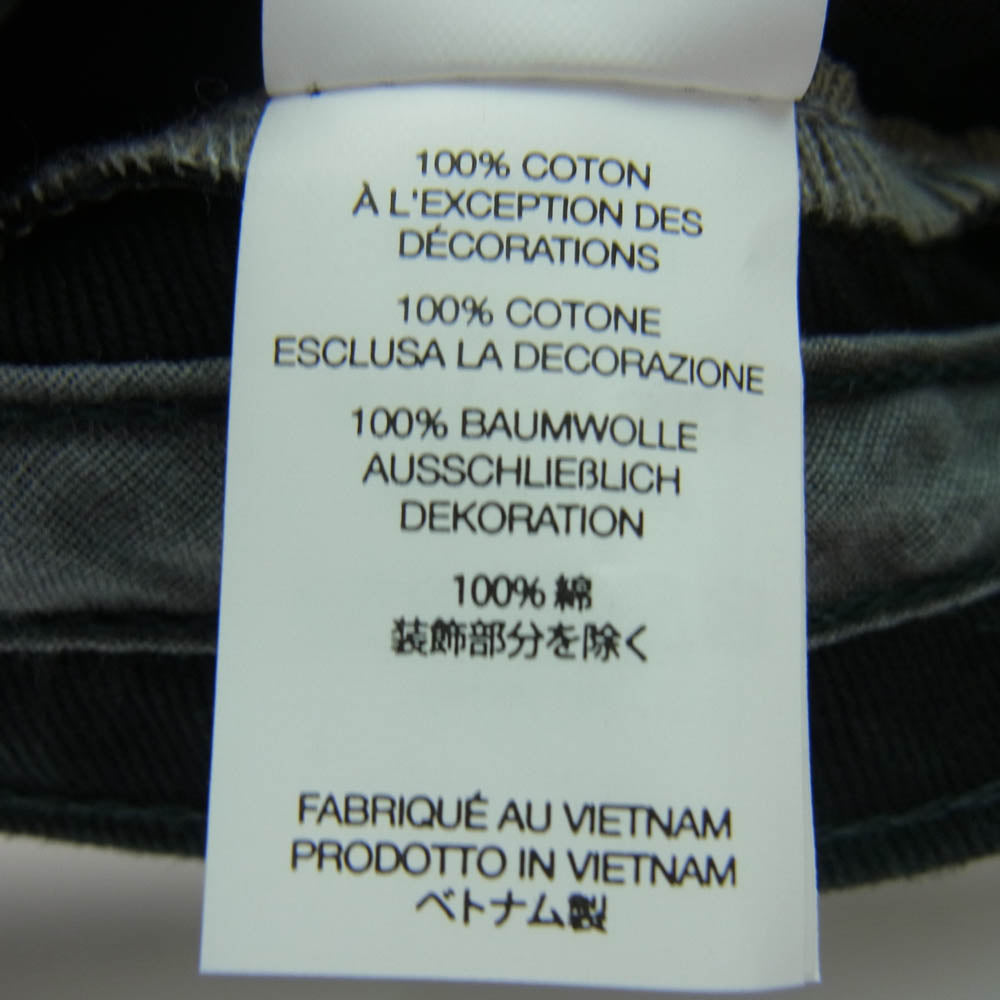 Supreme シュプリーム 25AW Overdyed Camp Cap オーバーダイド キャンプ キャップ 帽子 ブラック系【新古品】【未使用】【中古】