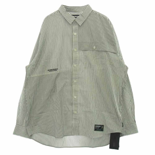 NEIGHBORHOOD ネイバーフッド 25AW 252SPNH-SHM05 MULTI STRIPE SHIRT マルチストライプ シャツ ホワイト系 XL【新古品】【未使用】【中古】