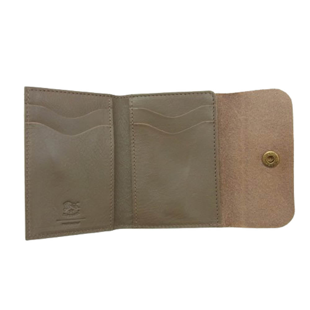 【新品未使用】IL BISONTE ラウンドファスナー 二つ折り財布 がま口 IL BISONTE イルビゾンテ 財布 2つ折りガマ口ウォレットスモール