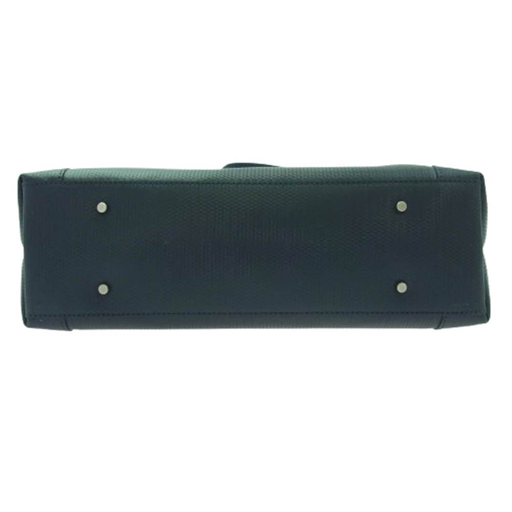 aniary アニアリ 34-02000 G-Film Leather ジーフィルムレザー トートバッグ ビジネスバッグ ネイビー系【新古品】【未使用】【中古】
