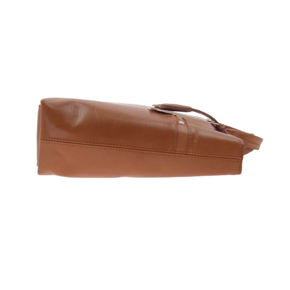 aniary アニアリ 01-03011 Antique Leather アルティザンレザー トートバッグ ショルダー 2WAY ビジネスバッグ オレンジ系【新古品】【未使用】【中古】