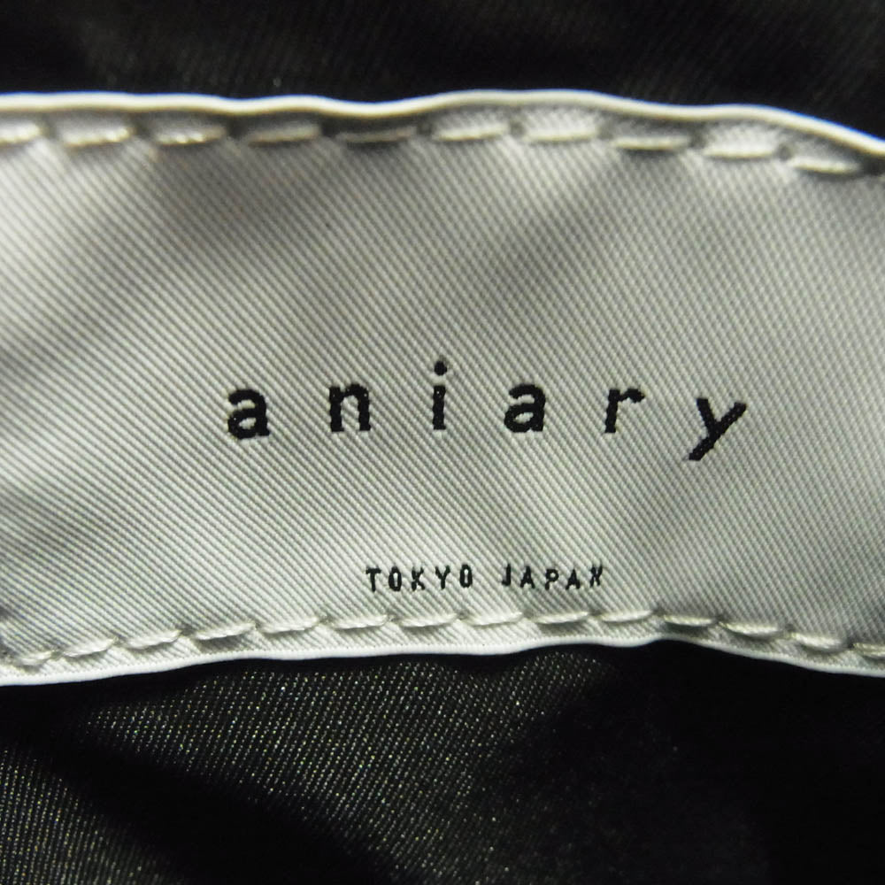 aniary アニアリ 33-02000 S-Film Leather エスフィルムレザー トートバッグ ビジネスバッグ ブラック系【新古品】【未使用】【中古】