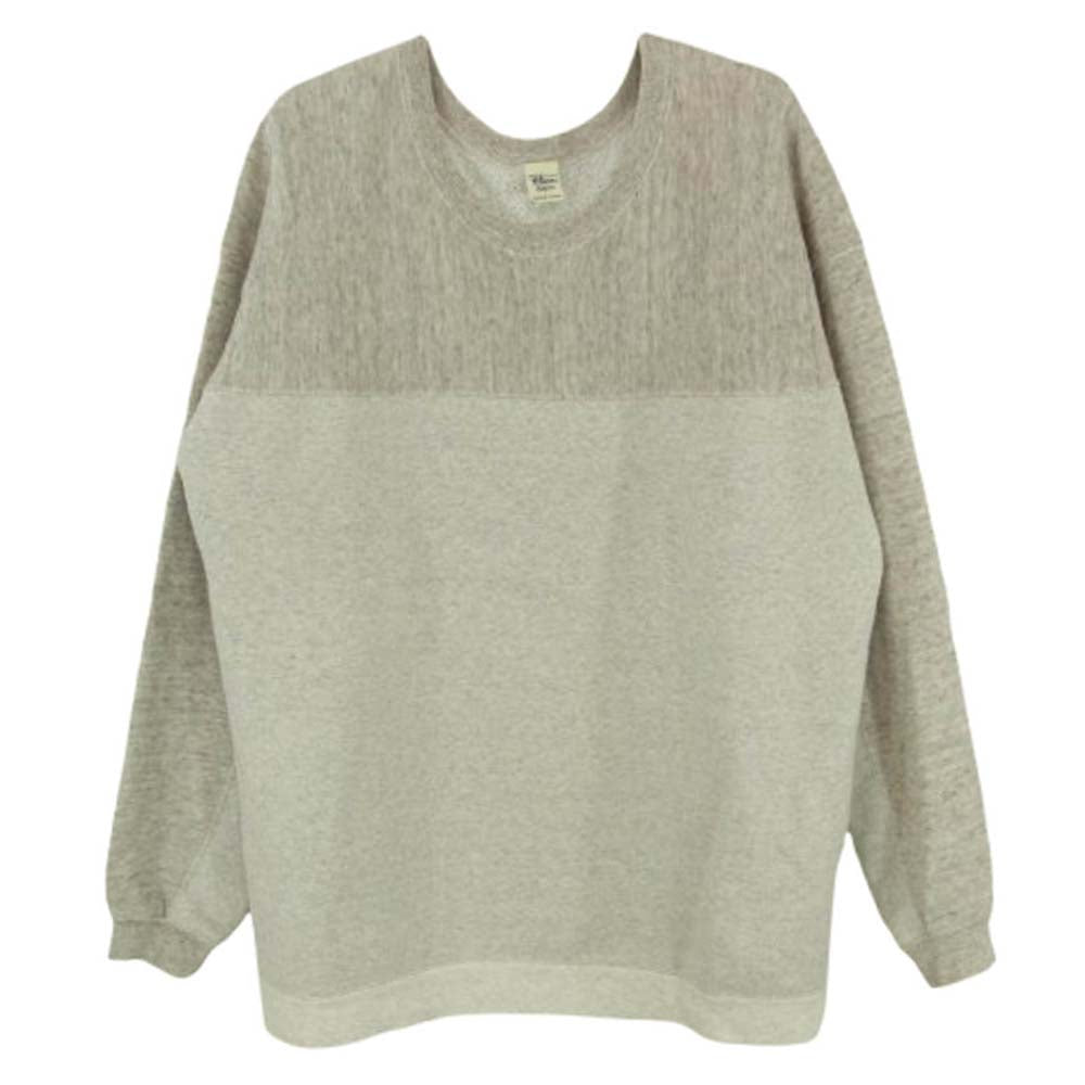 Ron Herman ロンハーマン 121090096-1071 デザイン切替 クルーネック スウェット トレーナー グレー系 XS【中古】