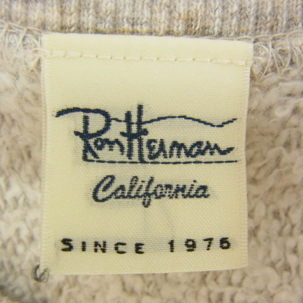 Ron Herman ロンハーマン 121090096-1071 デザイン切替 クルーネック スウェット トレーナー グレー系 XS【中古】