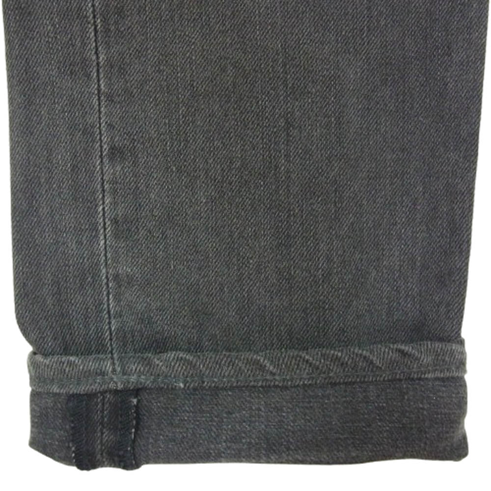 Ron Herman ロンハーマン 222060150-1845 RH VINTAGE LOS ANGELES ポケットダメージ加工 スリムフィット デニムパンツ ジーンズ ブラック系 34【中古】