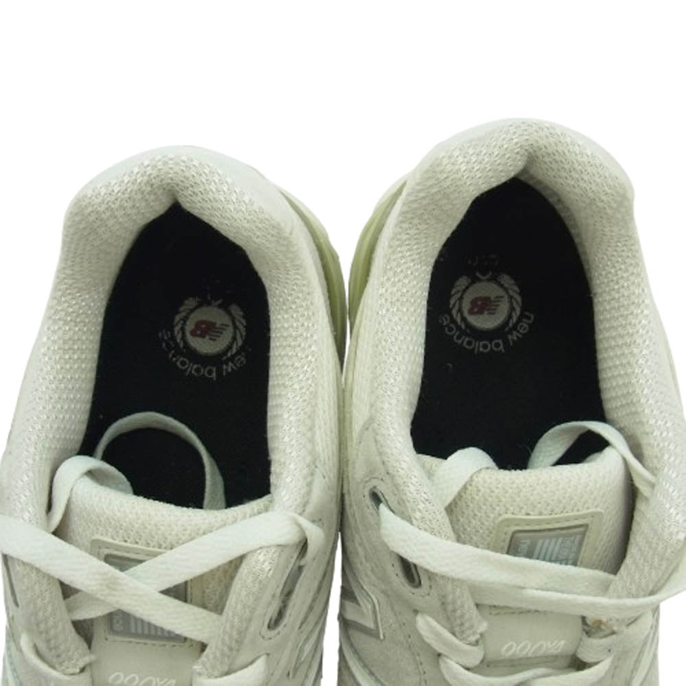 NEW BALANCE ニューバランス M990NC4 スエード メッシュ ローカット スニーカー オフホワイト系 26.5cm【中古】