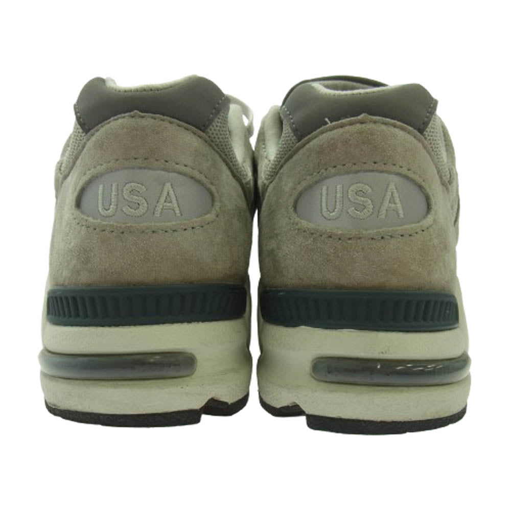 NEW BALANCE ニューバランス M990GY2 USA製 スエード ローカット スニーカー グレー系 26.5cm【中古】