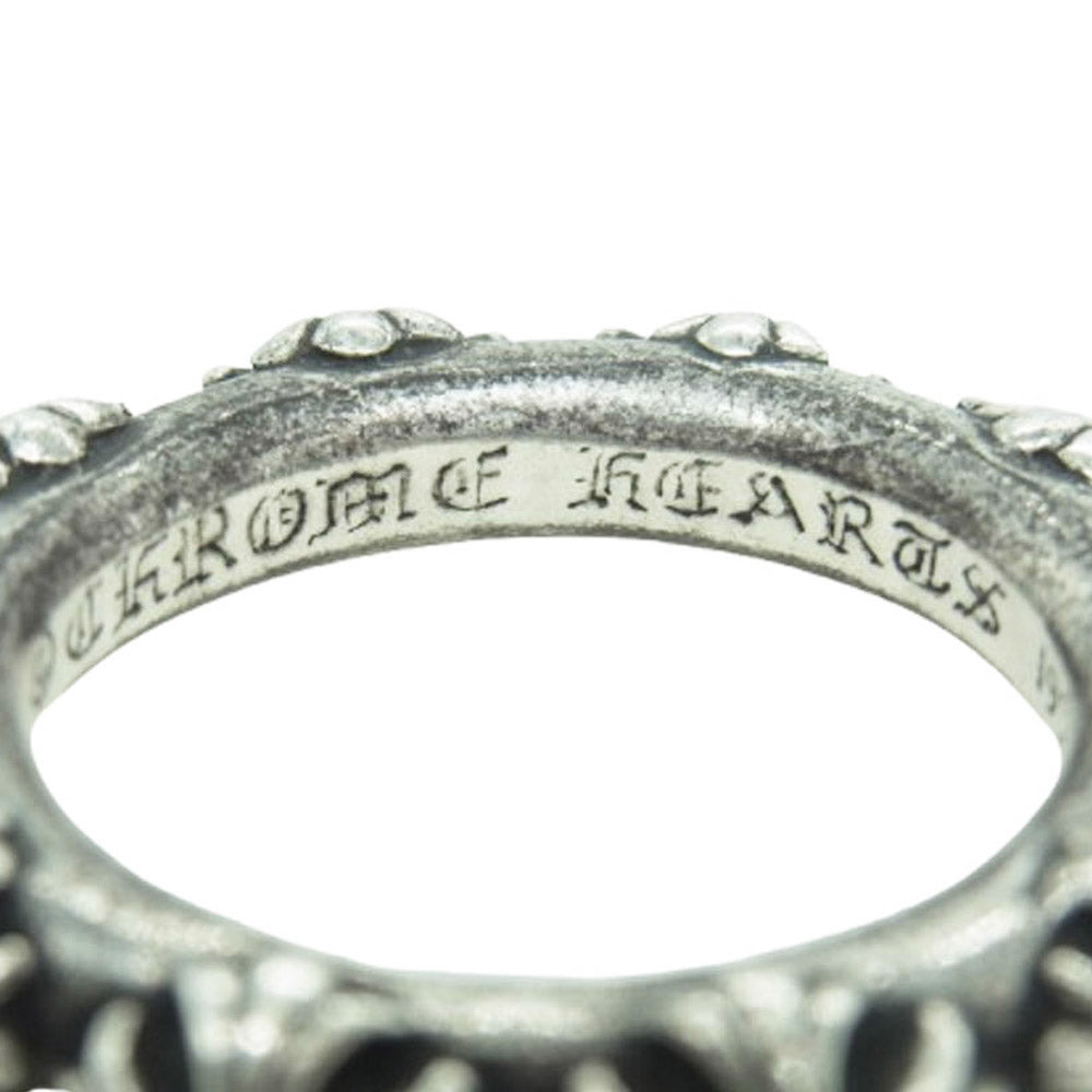 CHROME HEARTS クロムハーツ（原本無） CROSS BAND クロスバンド リング シルバー系 24号【中古】