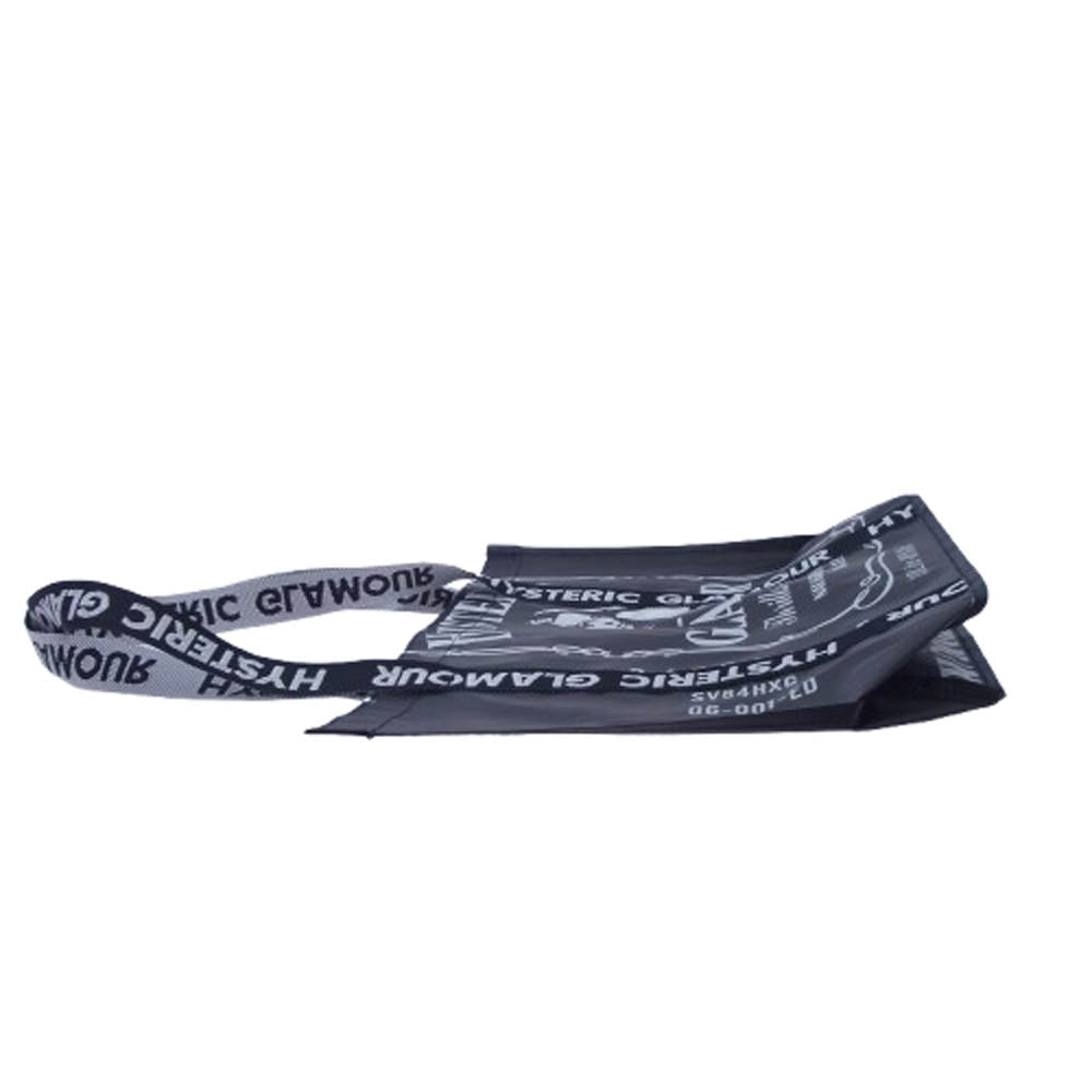 HYSTERIC GLAMOUR ヒステリックグラマー WHISKY ECO BAG エコバッグ ブラック系【中古】