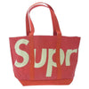 Supreme シュプリーム 20SS Raffia Tote ラフィア トートバッグ レッド系【極上美品】【中古】