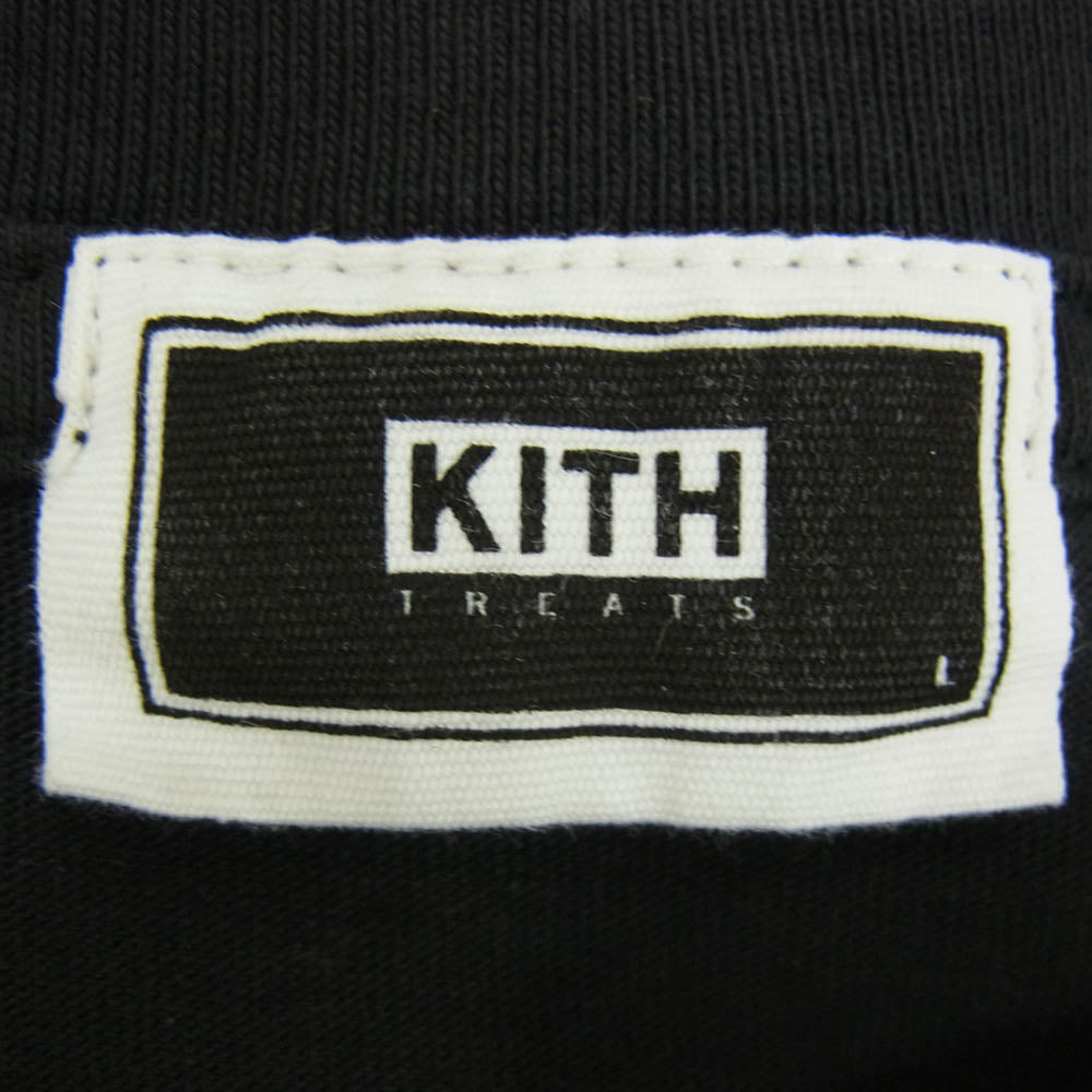 KITH キス Treats Doughnut Special プリント Tシャツ 半袖カットソー ブラック系 L【中古】