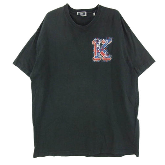 KITH キス ニードルポイント Tシャツ 半袖カットソー ブラック系 L【中古】