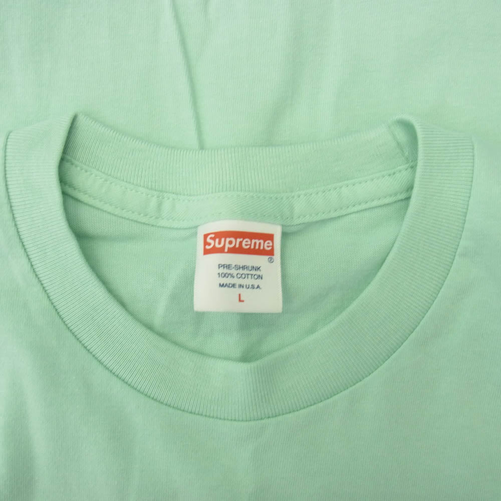 Supreme シュプリーム 20SS Daniel Johnston ダニエルジョンストン Kill Em All Tee グラフィック Tシャツ 半袖カットソー ミントグリーン系 L【中古】