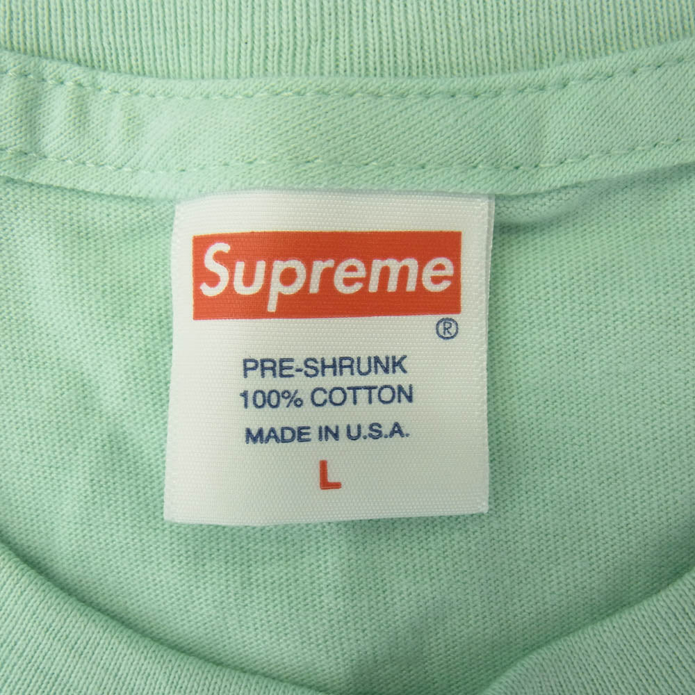 Supreme シュプリーム 20SS Daniel Johnston ダニエルジョンストン Kill Em All Tee グラフィック Tシャツ 半袖カットソー ミントグリーン系 L【中古】