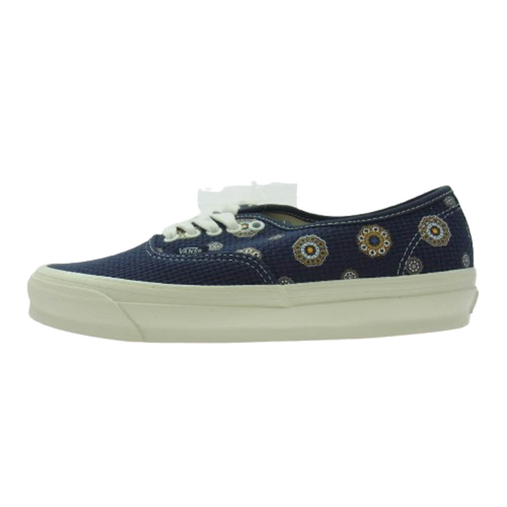 VANS バンズ VN0A4BV90VB × KITH キス OG AUTHENTIC LX Vault Medallion オーセンティック ローカットスニーカー ネイビー系 27.5cm【極上美品】【中古】