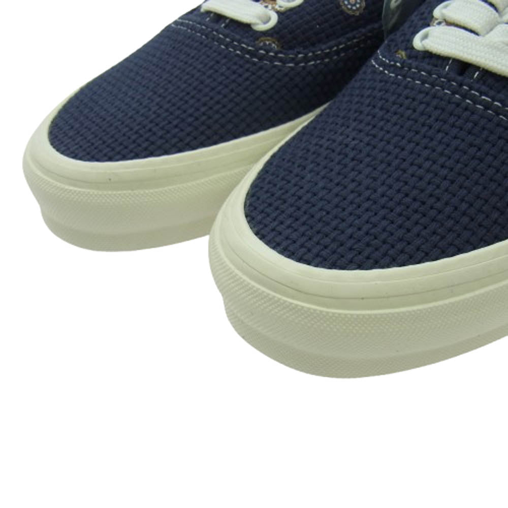 VANS バンズ VN0A4BV90VB × KITH キス OG AUTHENTIC LX Vault Medallion オーセンティック ローカットスニーカー ネイビー系 27.5cm【極上美品】【中古】