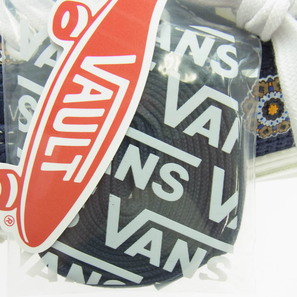 VANS バンズ VN0A4BV90VB × KITH キス OG AUTHENTIC LX Vault Medallion オーセンティック ローカットスニーカー ネイビー系 27.5cm【極上美品】【中古】