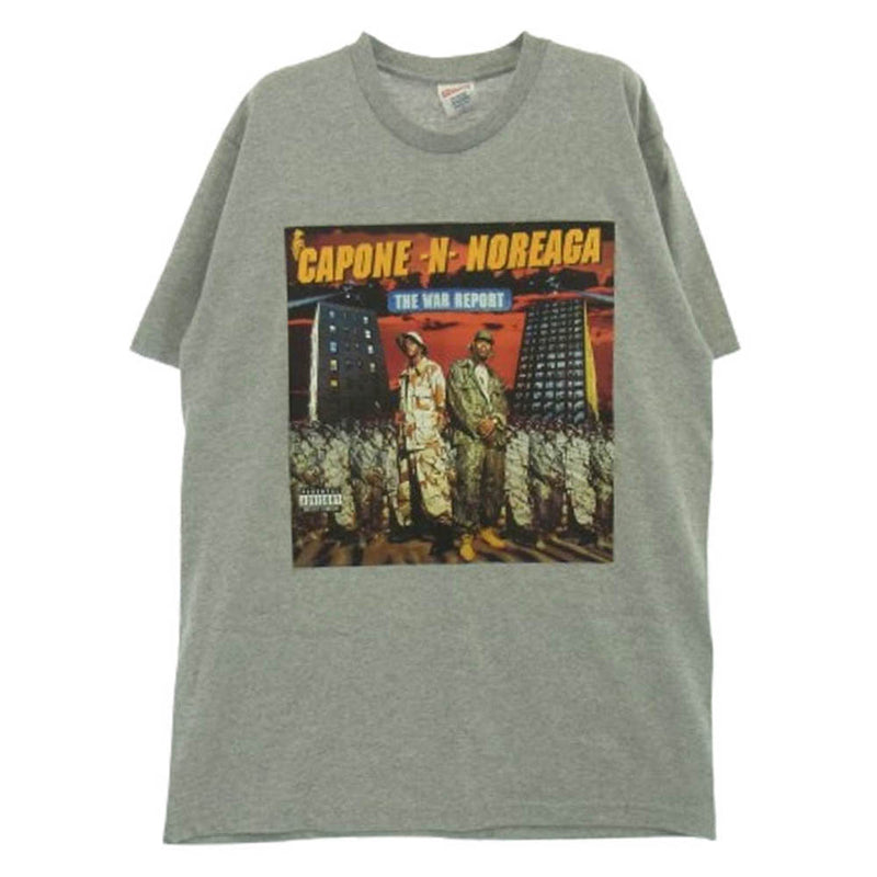 Supreme シュプリーム 16AW Capone-N-Noreaga Tシャツ カットソー グレー系 L【極上美品】【中古】