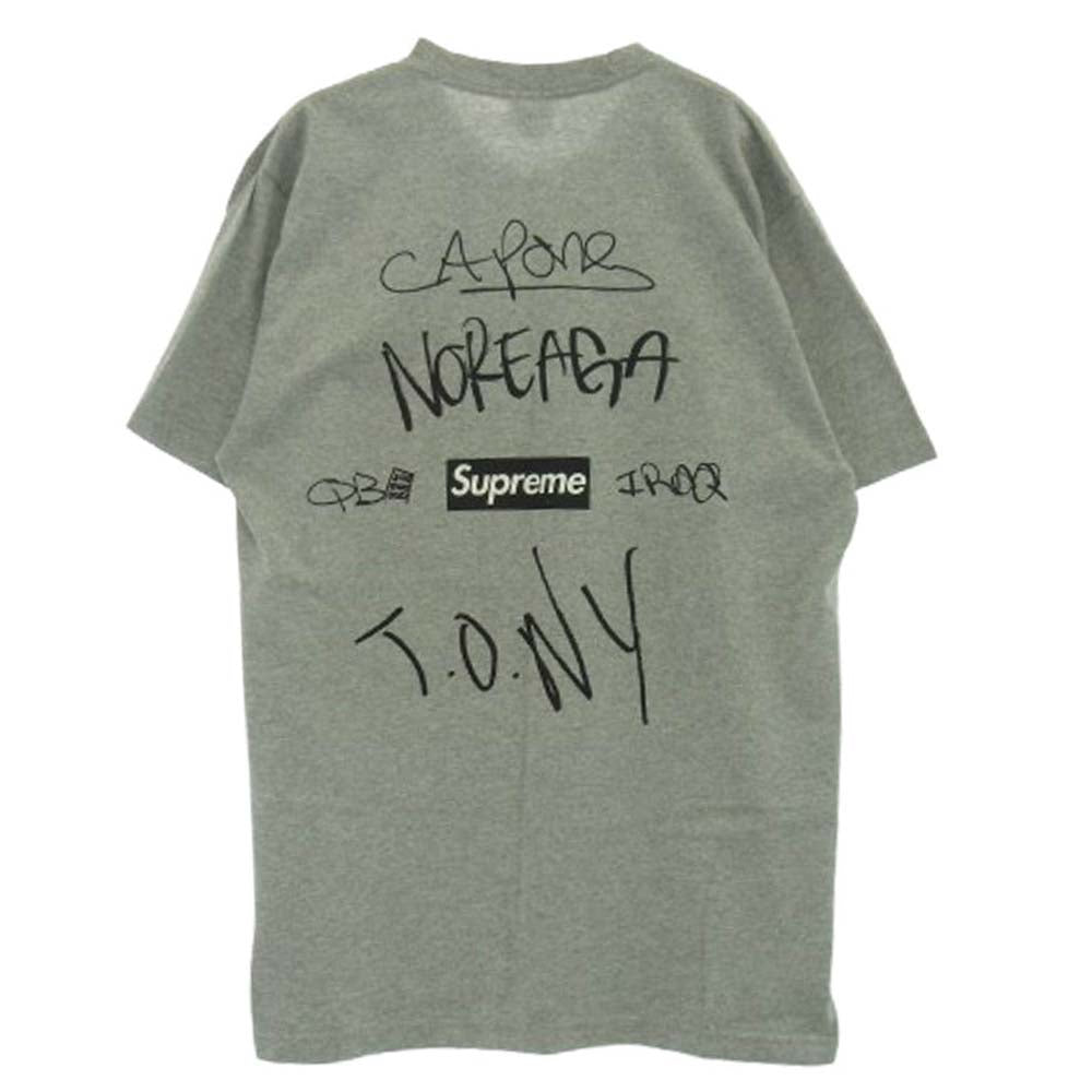 Supreme シュプリーム 16AW Capone-N-Noreaga Tシャツ カットソー グレー系 L【極上美品】【中古】