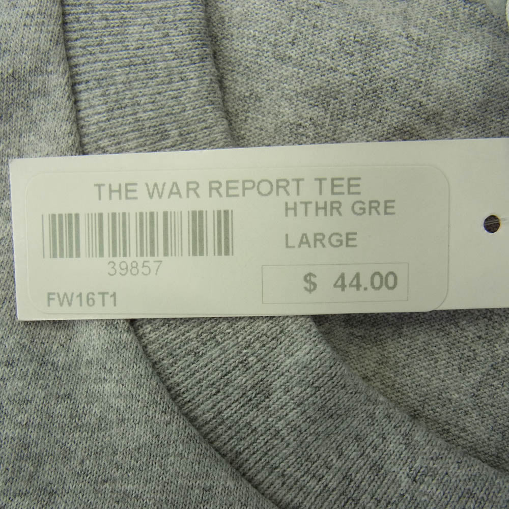 Supreme シュプリーム 16AW Capone-N-Noreaga Tシャツ カットソー グレー系 L【極上美品】【中古】