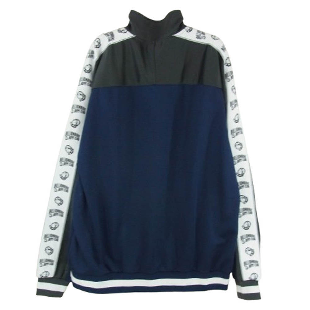 Billionaire Boys Club ビリオネアボーイズクラブ BBCJP241K006 2TONE TRACK JACKET サイドロゴ トラックジャケット ネイビー系 XL【美品】【中古】