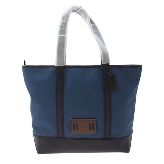 COACH コーチ F36812 WEST TOTE CORDURA コーデュラナイロン ウエスト トートバッグ ブルー系【極上美品】【中古】