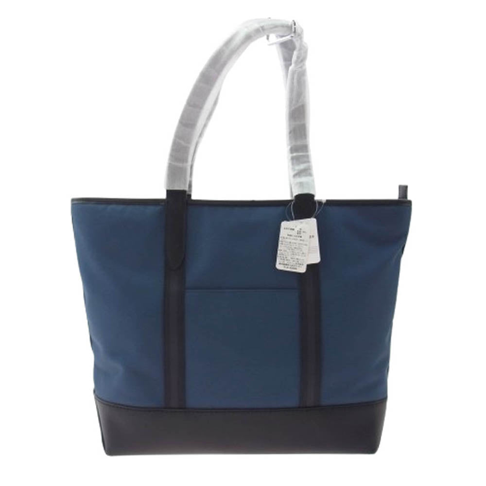 COACH コーチ F36812 WEST TOTE CORDURA コーデュラナイロン ウエスト トートバッグ ブルー系【極上美品】【中古】
