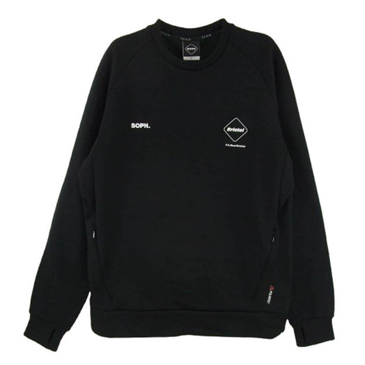 F.C.R.B. エフシーアールビー 19AW FCRB-192049 POLARTEC POWER STRETCH CREW NECK TOP ポーラーテック パワーストレッチ クルー スウェット ブラック系 S【中古】