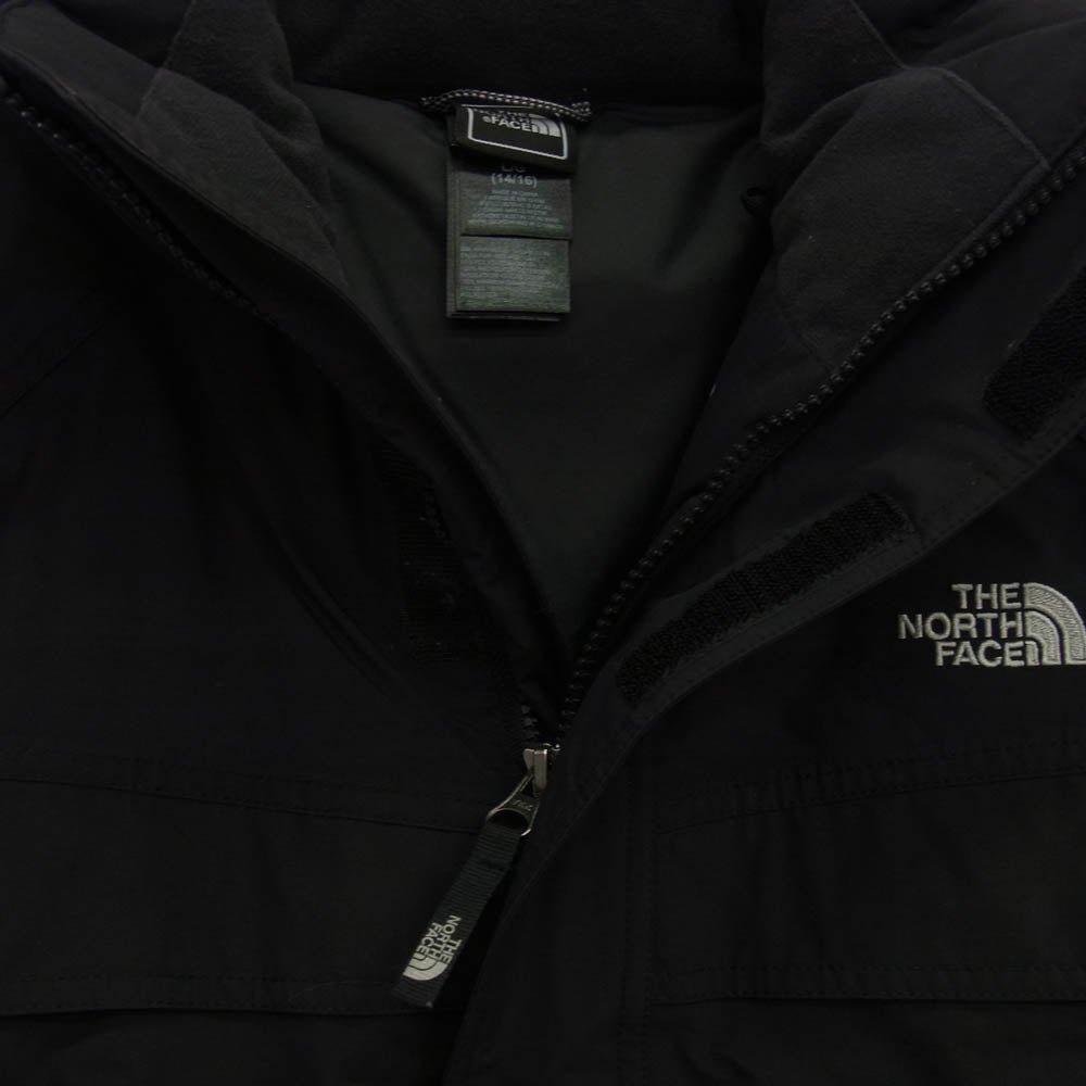 THE NORTH FACE ノースフェイス HYVENT 550 ハイヴェント ダウンコート ボーイズサイズ ブラック系 L【中古】