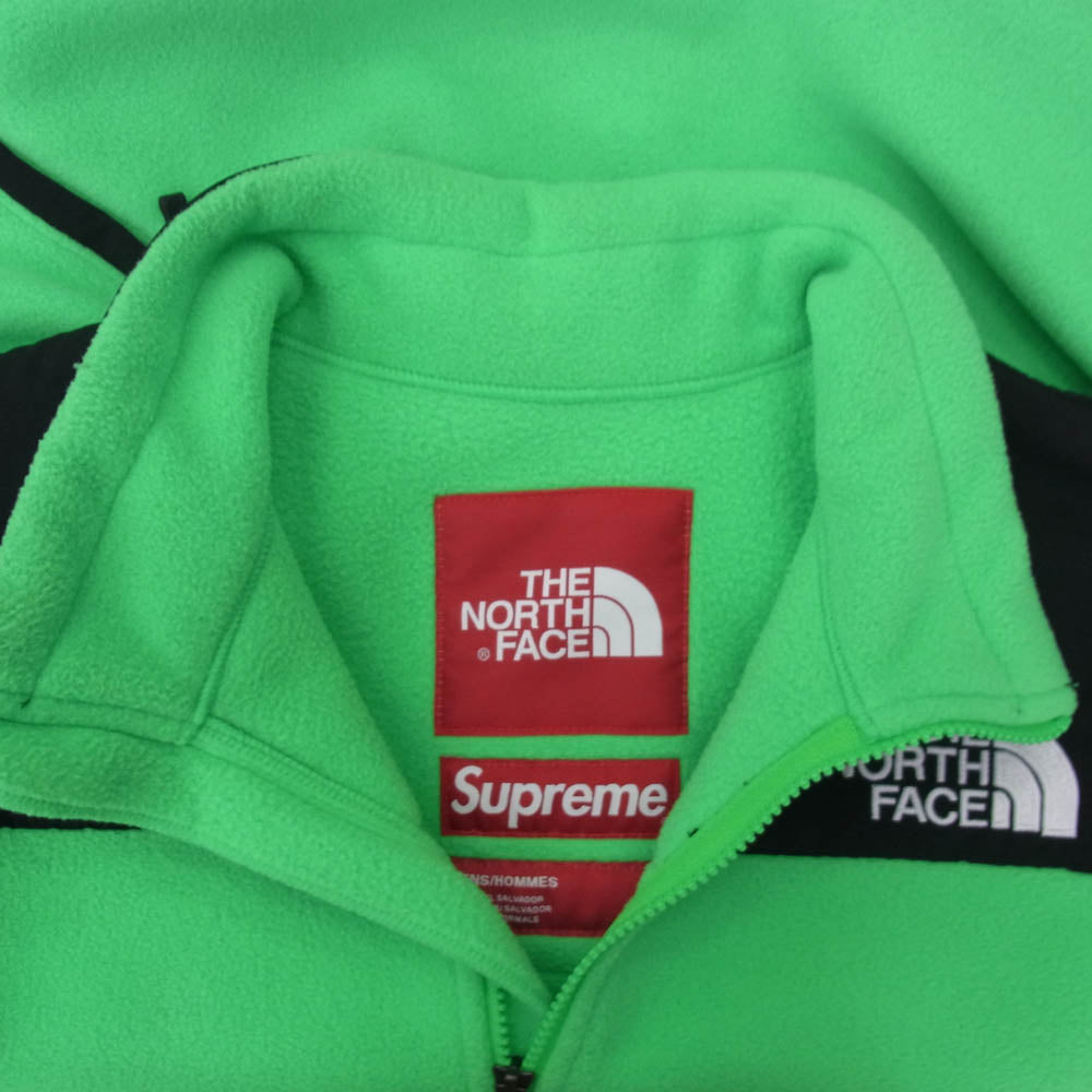 Supreme シュプリーム 20SS NA71904I × THE NORTH FACE ノースフェイス RTG Fleece Jacket フリースジャケット ライトグリーン系 M【中古】