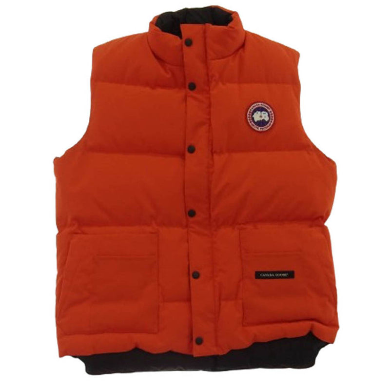 CANADA GOOSE カナダグース 4150M FREESTYLE VEST フリースタイル ダウン ベスト オレンジ系 M【中古】